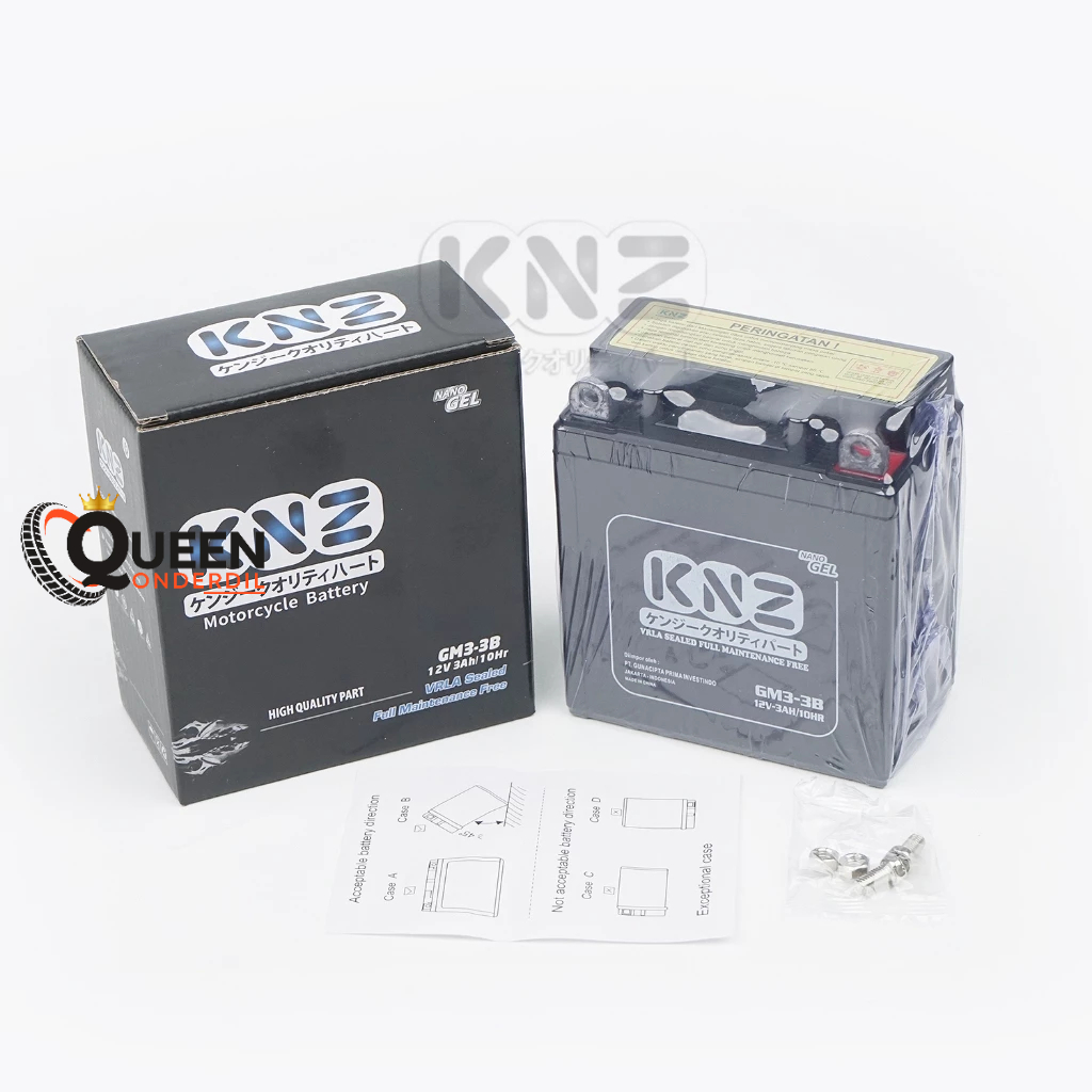 ACCU GL MAX / GL PRO / SATRIA HIU / SATRIA LUMBA / RXK / NINJA 150R / NINJA SS GM3-3B 1.05 KG PLT:98