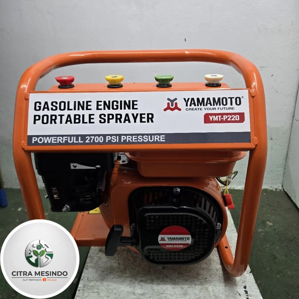 Portable High Pressure Washer P220 Mesin Jinjing Sprayer Tekanan Tinggi Tipe P220 Merk Yamamoto Baha