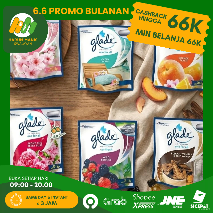 GLADE PENGHARUM RUANGAN GANTUNG / GLADE PENGHARUM RUANGAN 70GR