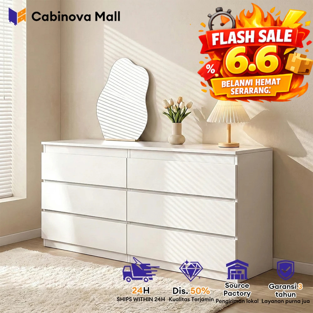 Lemari Laci Kayu Chest Drawer Minimalis Lemari Penyimpanan Lemari Laci 5 Susun Serbaguna Chest Laci