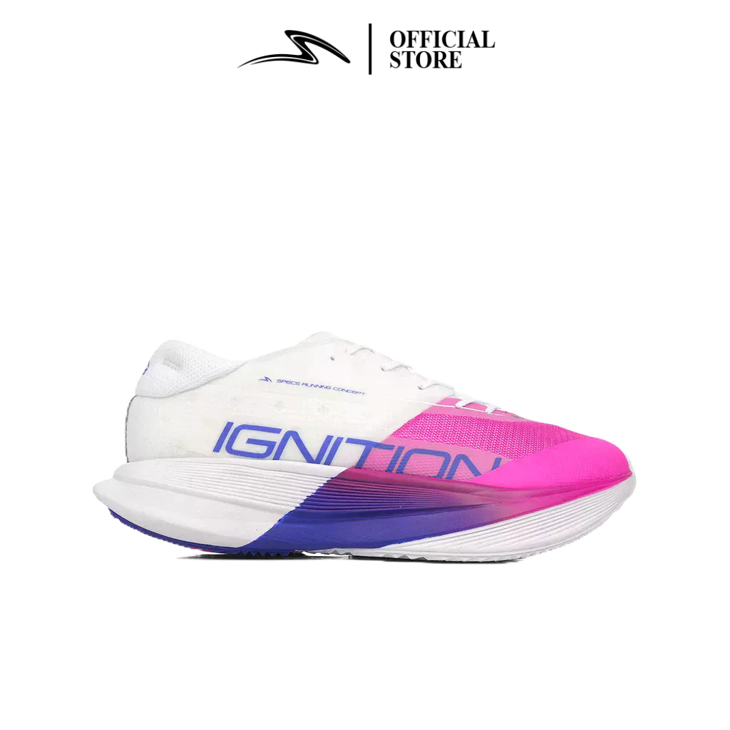 SPECS SEPATU RUNNING IGNITION STREAK SV SUBS1 WHITE/ELECTRIC FUSCHIA/MIDNIGHT SAPPHIRE SPE1040184