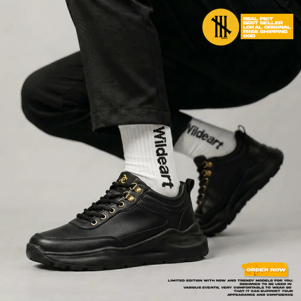 Sepatu Formal Sneakers Pria Chunky Kekinian