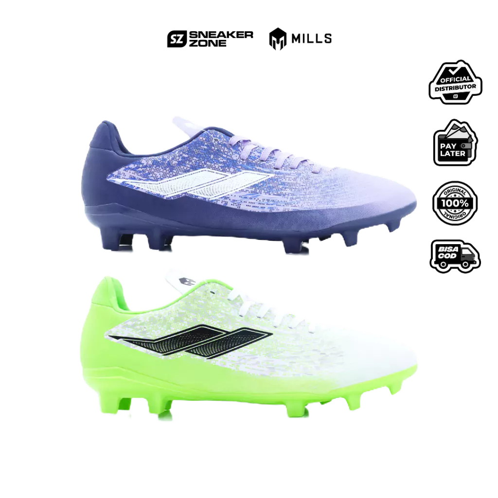 SEPATU BOLA MILLS XYCLOPS STRIKEBLAST M2 MATCH FG - SEPATU SEPAK BOLA LAPANGAN STUD TPU - MILLS ORI