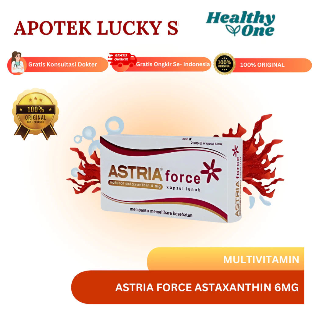 ASTRIA FORCE ASTAXANTHIN 6MG