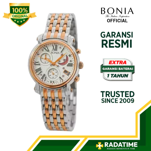 Jam Tangan Wanita Bonia 100% Original Gold- BNB10122-2611
