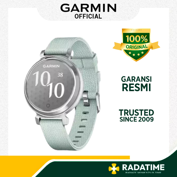 Jam Tangan Wanita Garmin Lily 2 Classic with Sage Gray 100% Original Canvas Gray