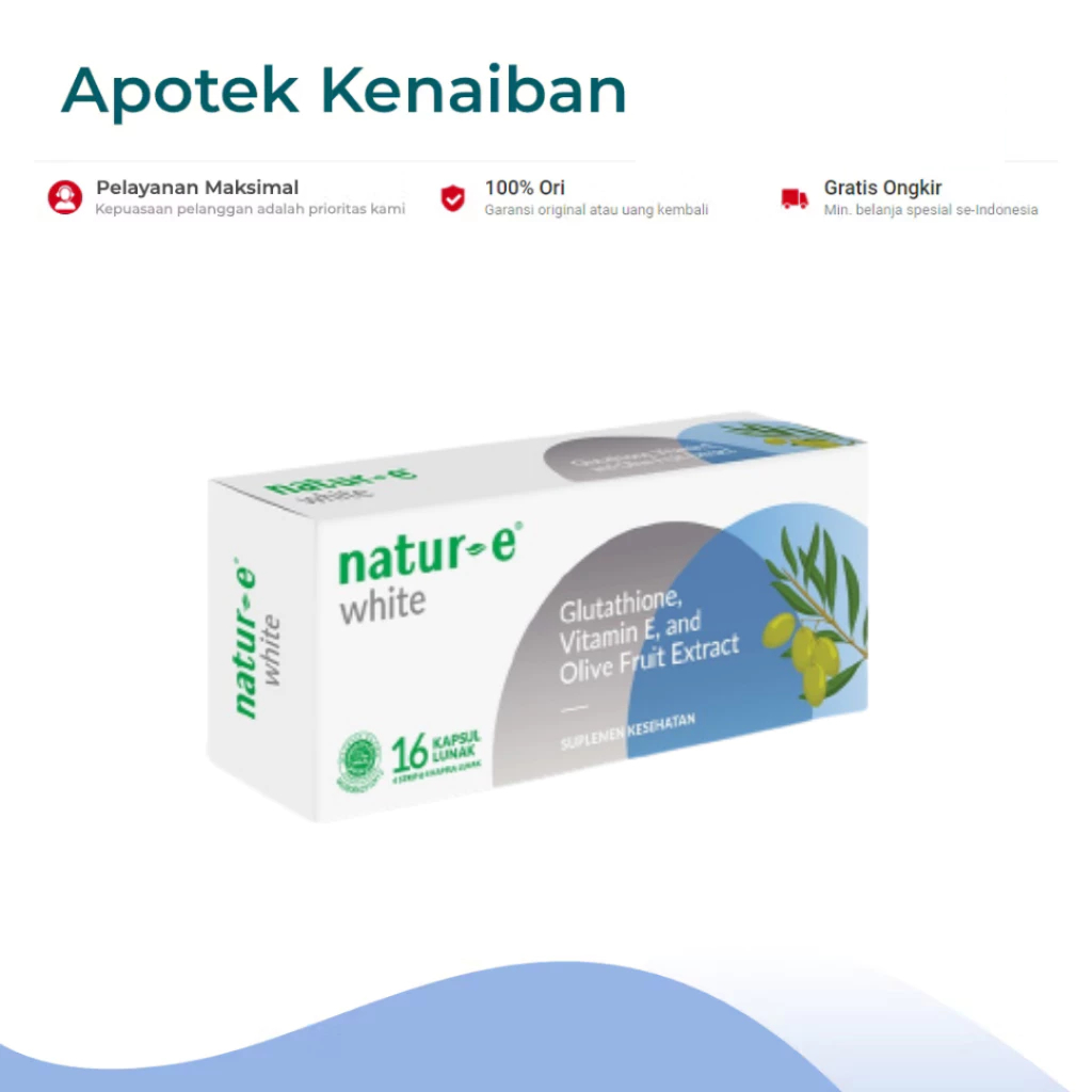 NATUR-E WHITE 16 KAPSUL LUNAK