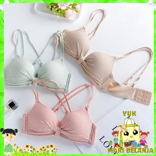 YMB  Bra Jepang Sexy 6432 Tanpa Kawat Bra  Premium Asian Style Pakaian Dalam Wanita Elastis Sexy Bus