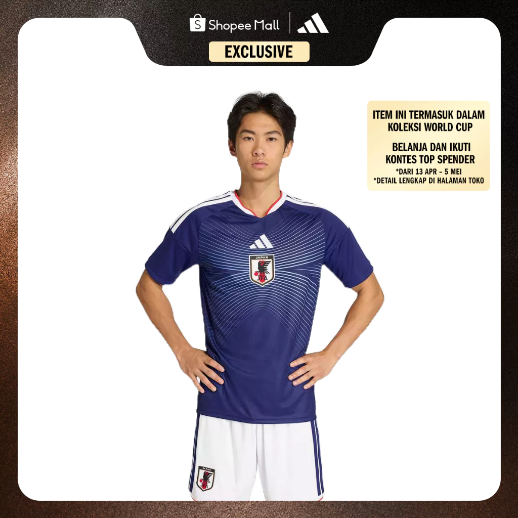 adidas Football Japan 26 Home Jersey Men Blue KD3345