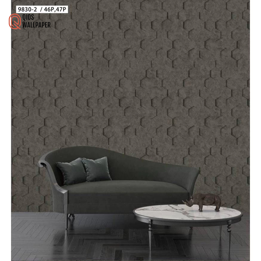 wallpaper dinding geometri klasik eropa / wallpaper dinding