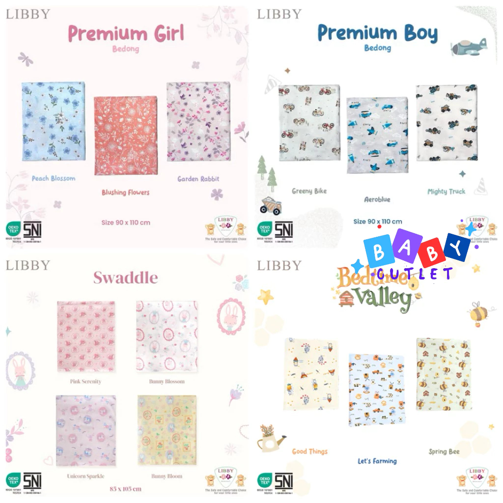 Libby Bedong Bayi Premium Aneka Motif