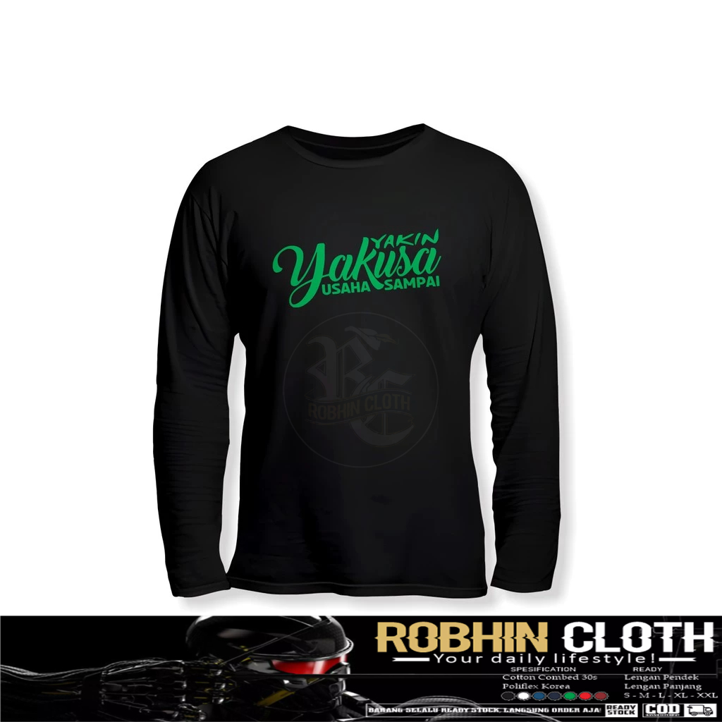 Kaos Baju Yakusa Yakin Usaha Sampai GMNI Lengan Panjang Kaos Distro