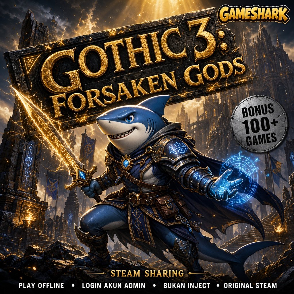 Gothic 3: Forsaken Gods Steam Sharing PC Original Akses Digital GameShark offline login admin window