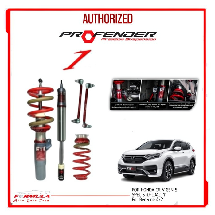 Shockbreaker Suspensi COILOVER PROFENDER FITZ Honda CRV Turbo 17+