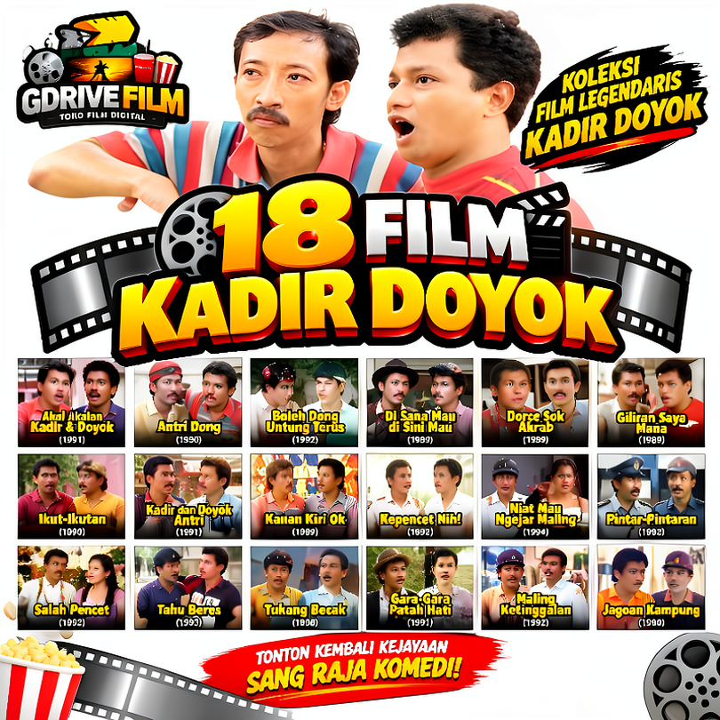 18 Film Kadir Doyok Koleksi Film Komedi Legendaris | FIlm Komedi