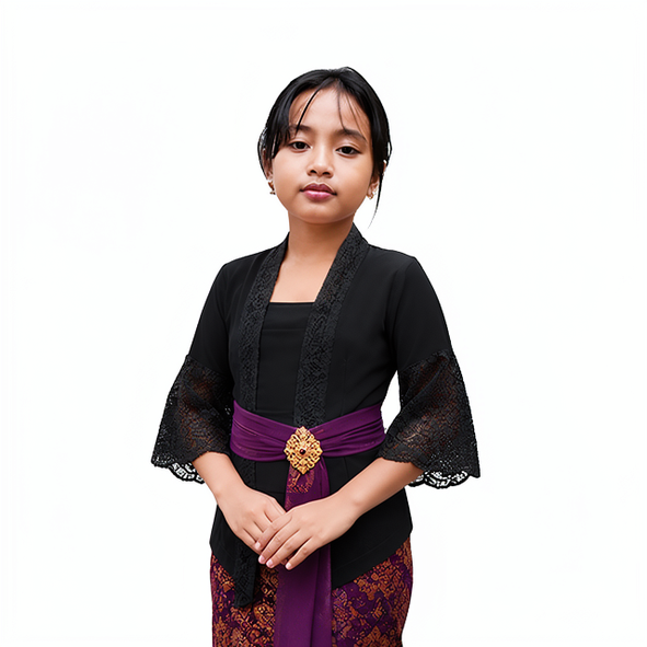 Baju Kebaya Anak Bali | Kebaya Bali anak sekolah SD | Baju anak perempuan Bali ke Pura