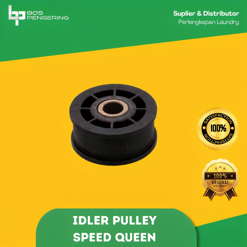SPAREPART MESIN PENGERING DRYER SPEED QUEEN UNIMAC HUEBSC SPEEDQUEEN SQ Roller As Shaft Idler Pulley