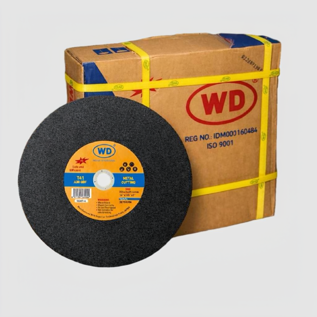 (GROSIR PERDUS 25PCS) WD Mata Gerinda Potong 14 Inch / WD Cutting Wheel 14" / Batu Gurinda Potong WD