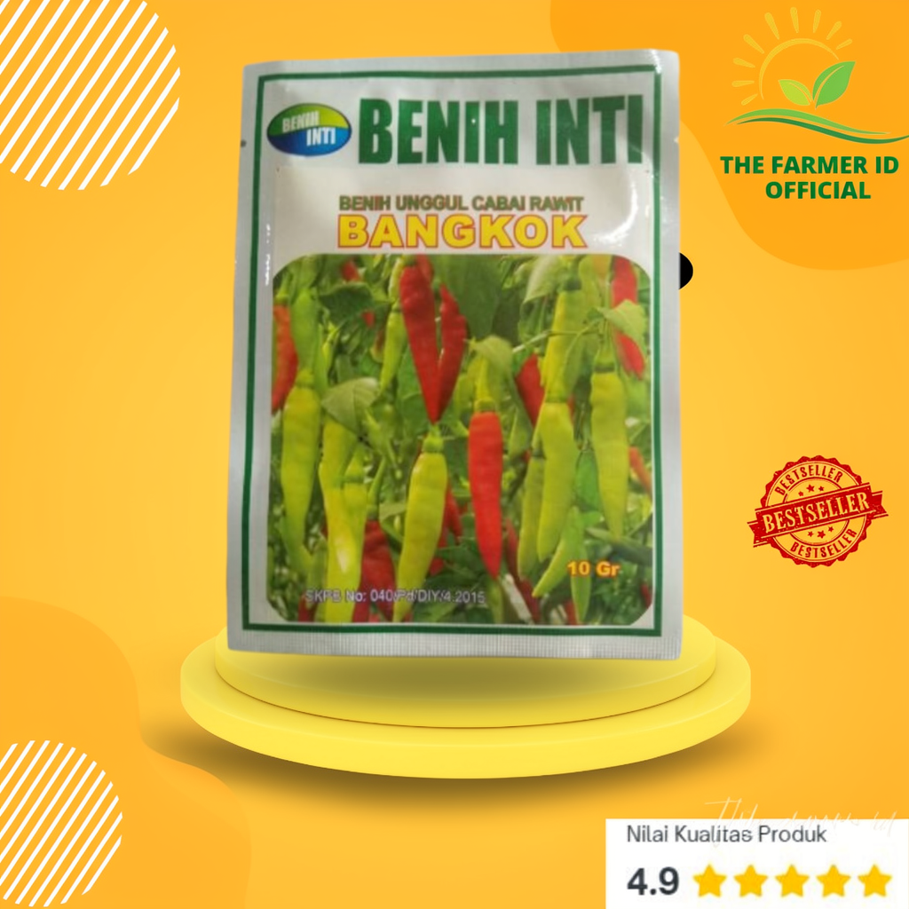 Cabe Rawit Bangkok Putih Super Pedas BENIH INTI 10 Gram