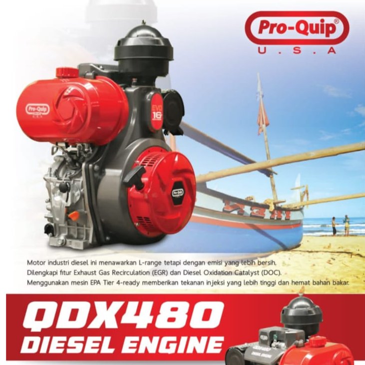 Mesin Engine Diesel Solar Proquip QDX 480 Proquip