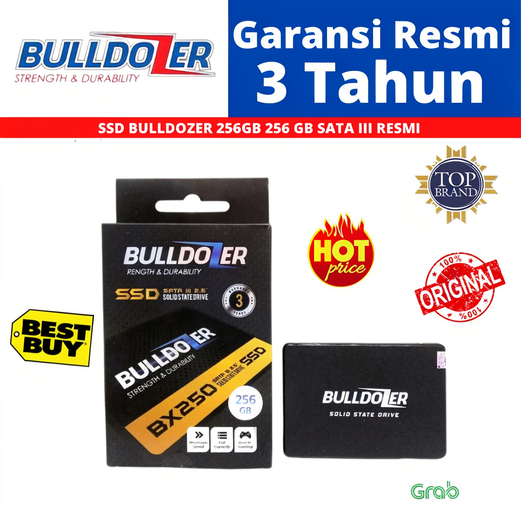 SSD BULLDOZER 256 GB SSD 256GB SATA III RESMI