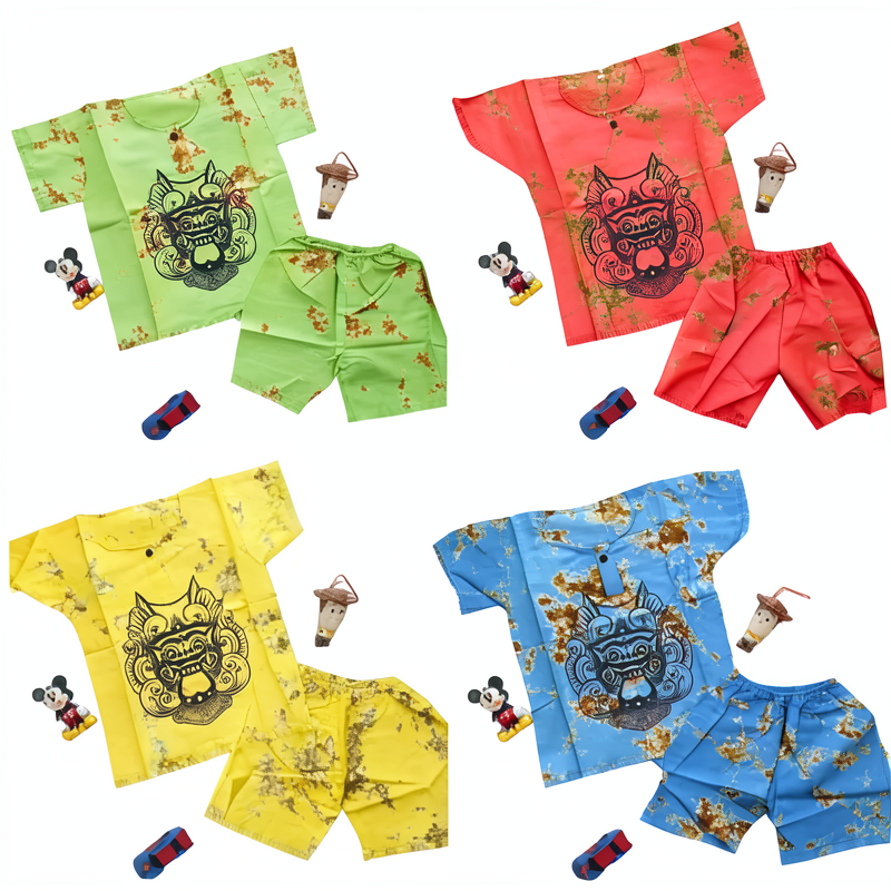 Setelan Baju Barong Anak Bali Khas Daerah Bali