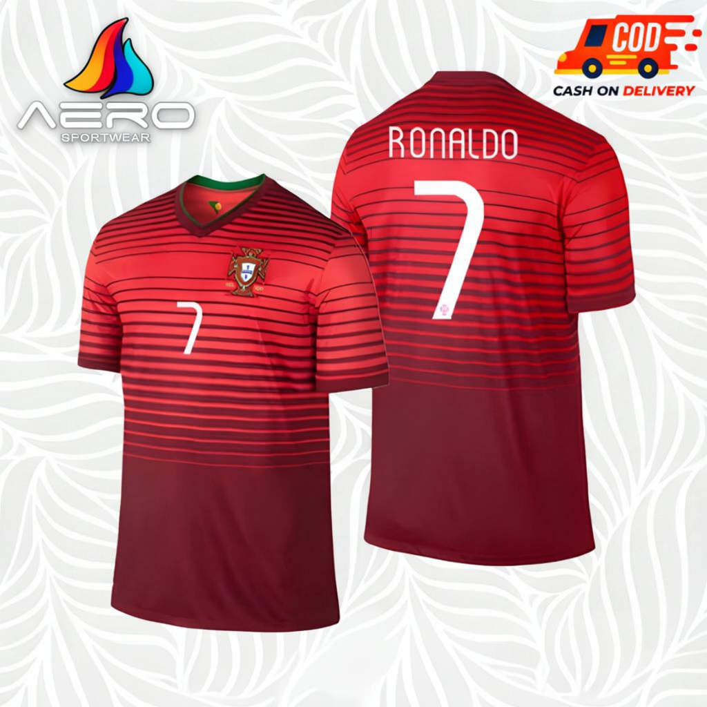 JERSEY PORTUGAL HOME 2014 FREE NAMA & NOMOR