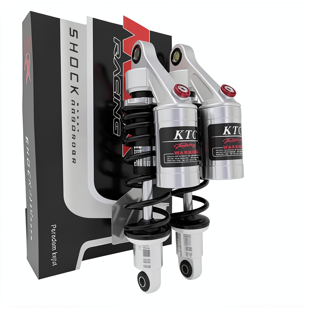 SHOCKBREAKER / SHOCK BELAKANG COPY KTC TABUNG 280MM JUPITER Z VEGA FORCE 1 - HITAM