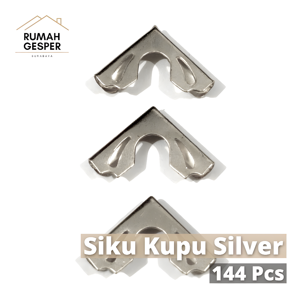 (144 PCS) SIKU KUPU 1.6X1.6CM SIKU BUKU YASIN AGENDA SILVER NIKEL