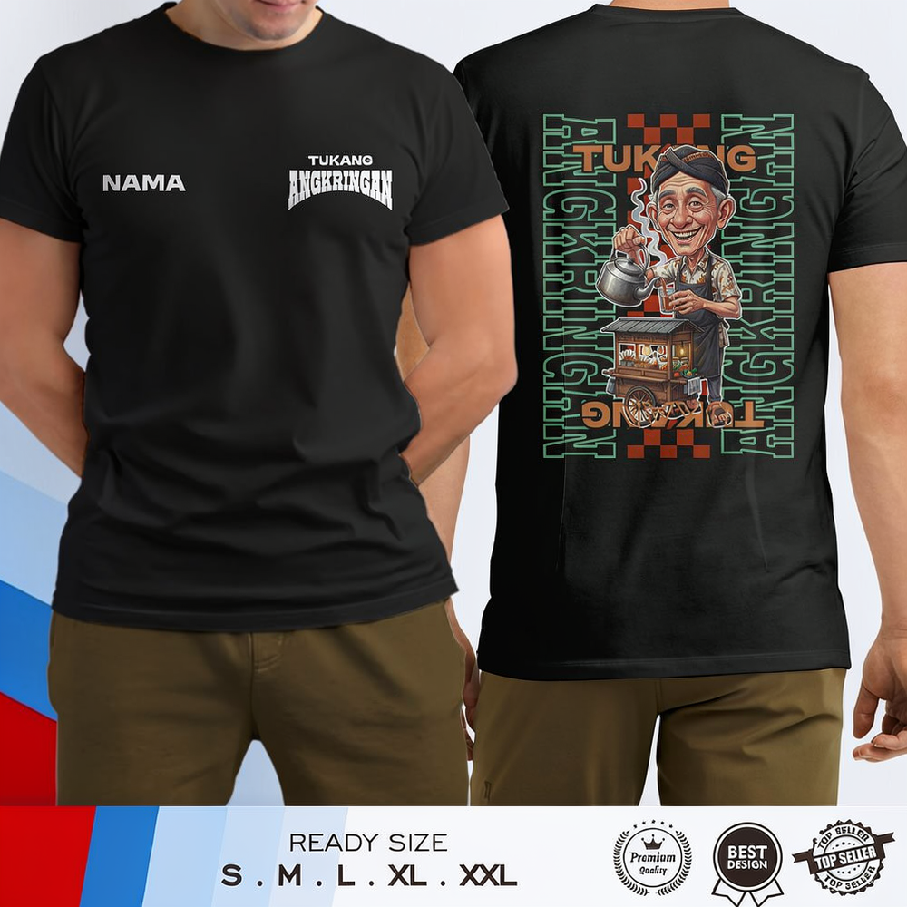 Kaos Tukang Angkringan New Design Gratis Nama Baju Distro