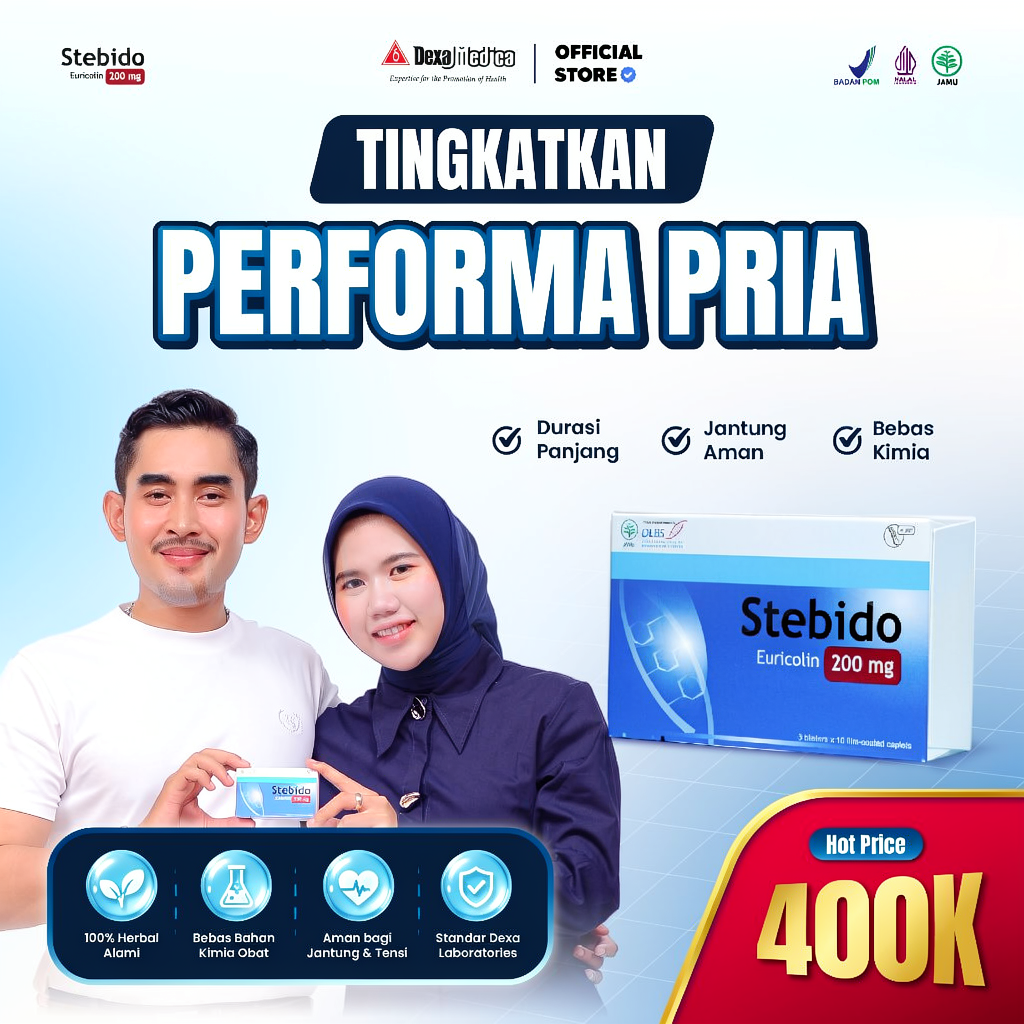 STEBIDO Euricolin 200 mg Isi 30 Kaplet - Kesehatan Lainnya