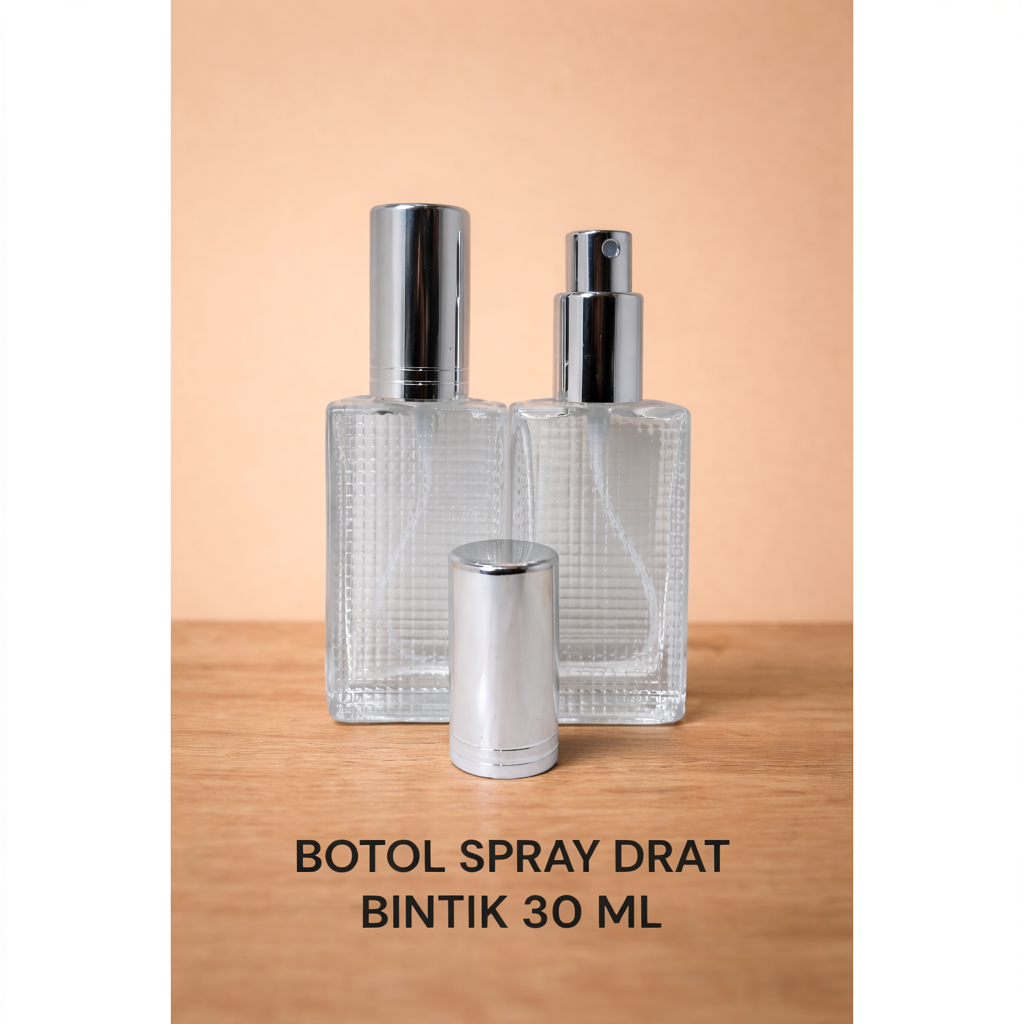 BINTIK SEBELAH 30 ML BOTOL PARFUM SPRAY TUTUP DRAT