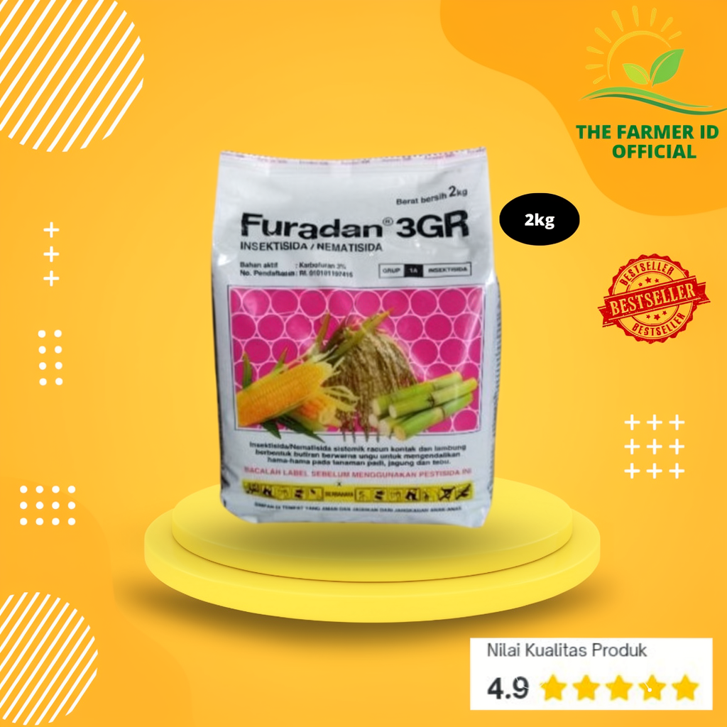 Furadan 3GR 2kg Akarisida/ Nematisida / Insektisida Sistemik