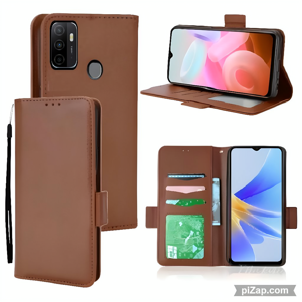 Case Hp Oppo A53 2020 Oppo A33 2020 Flip Case Dompet Casing HP Flip Kulit Case Wallet Leather Cover