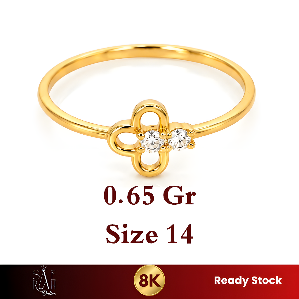 Cincin Emas 8K - 0.65 Gram P907