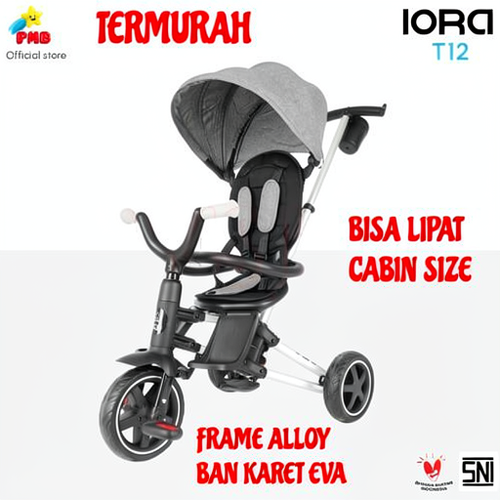 BONUS BELL Sepeda balita roda tiga sepeda stroler anak sepeda roda tiga iora T16 sepeda aviator 7713