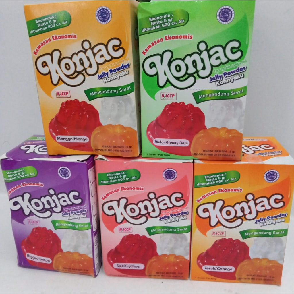 Konjac Jelly Powder All Variant 6gr
