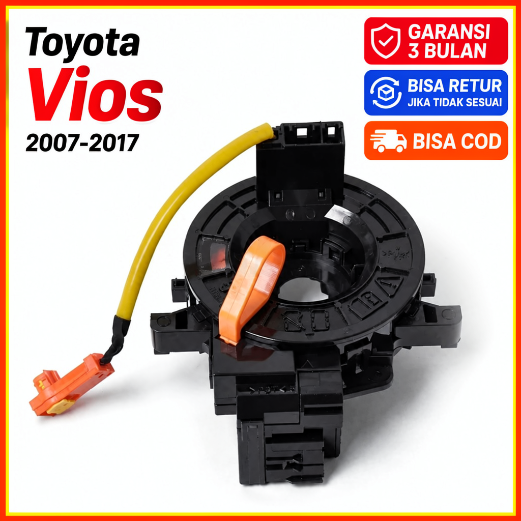 Kabel Spiral Toyota Vios Gen 2 2007 2008 2009 2010 2011 2012 Clock Spring Kabel Stir