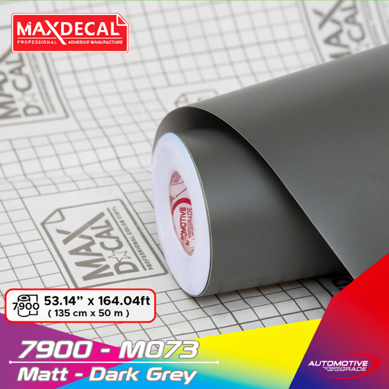 MAXDECAL 7900 - M073 Matt Doff Dark Grey 135 cm Wrap [METERAN]