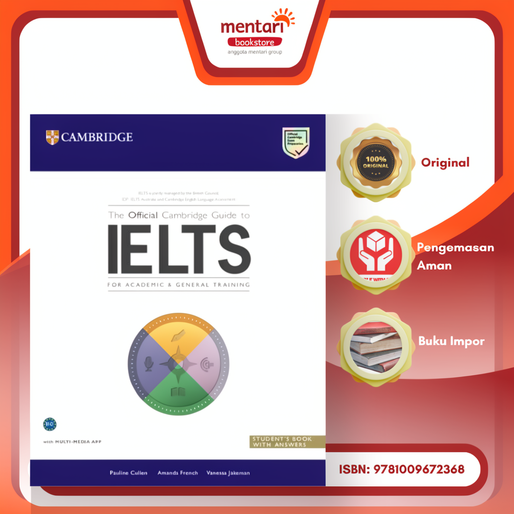 The Official Cambridge Guide to IELTS Student’s Book with Answers + Audio | Buku Persiapan IELTS Aca