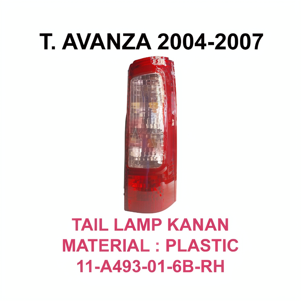 LAMPU STOP BELAKANG TAIL LAMP KANAN AVANZA 2004-2007