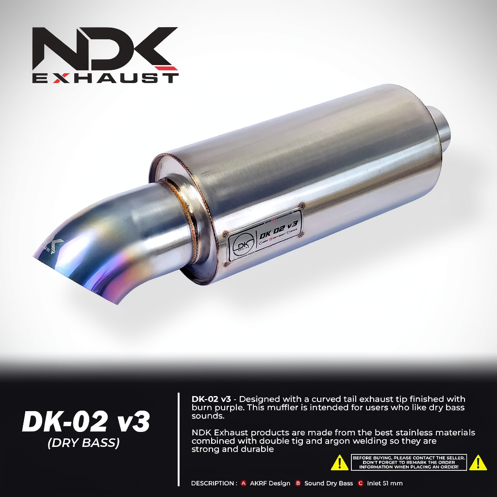 Knalpot Racing Mobil Avanza, Xenia, Rush, Terios, Veloz Muffler DK02V3 NDK EXHAUST - Knalpot Mobil T