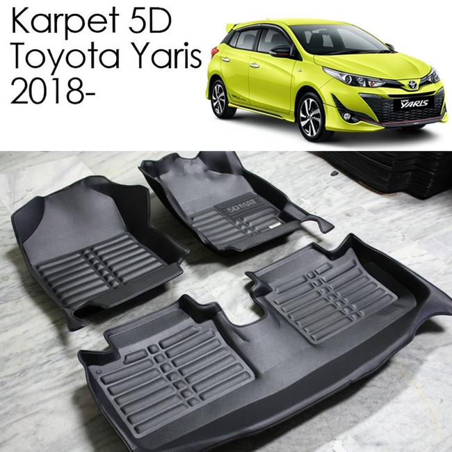 Karpet Mobil 5D Toyota Vios Yaris 2014 - 2025 Daytona