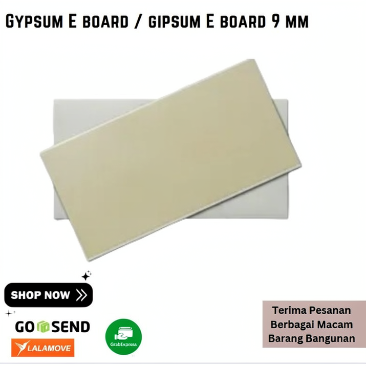 Gypsum E board / gipsum E board 9 mm