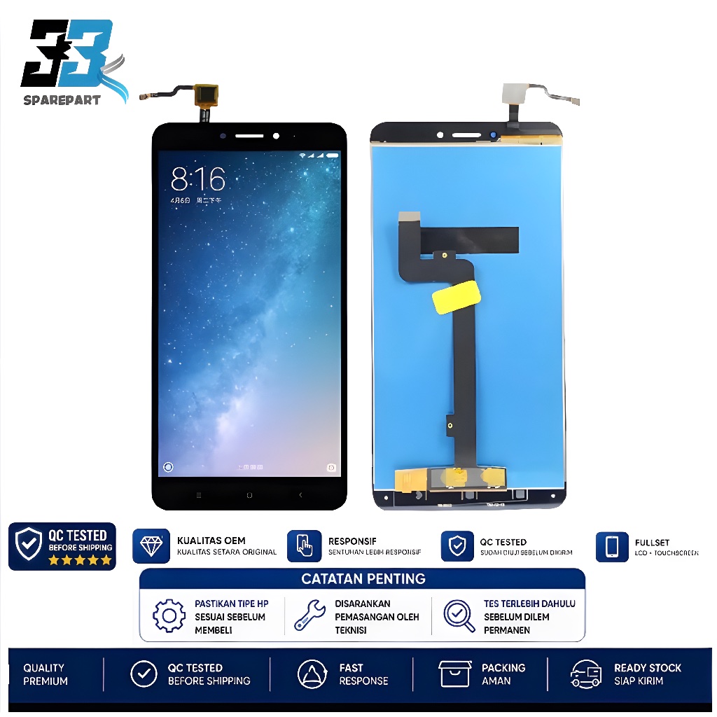 LCD TOUCHSCREEN XIAOMI MAX 1 / MI MAX 1