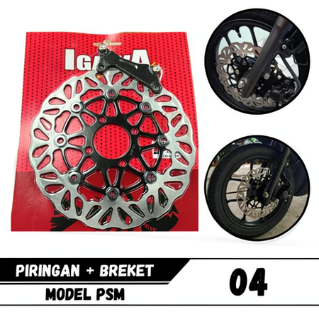 Disc piringan Cakram Depan IGW Ukuran 260MM & 300MM Mio Beat Jupiter Z Rxking Smash Kharisma Supra T