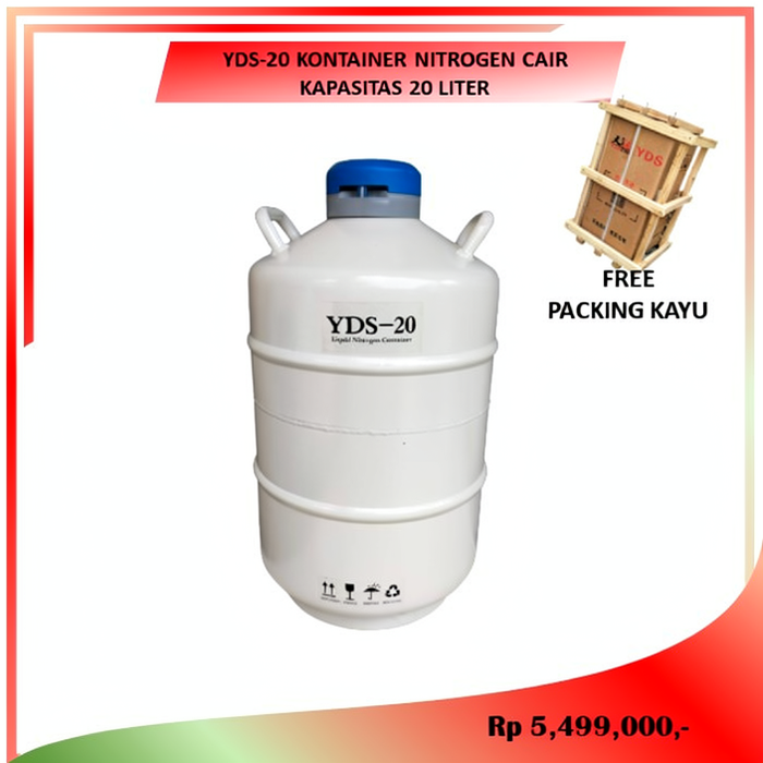 Kontainer Nitrogen Kapasitas 20 Liter YDS-20