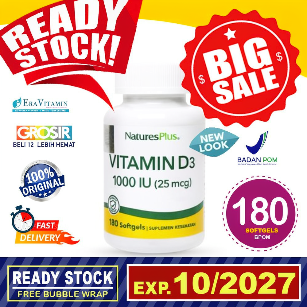 Natures Plus Vitamin D3 1000 / Nature Plus Vitamin D3 1000 IU