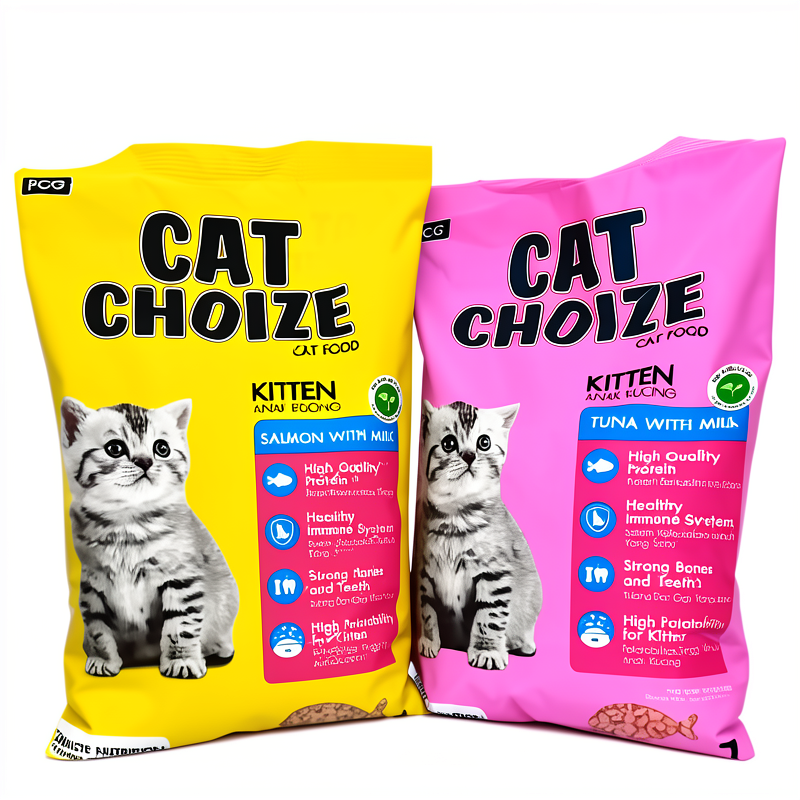 (10x)Cat Choize Kitten Tuna/Salmon Dry Food Kitten Cat Choize  Kitten 1kg - Gosend