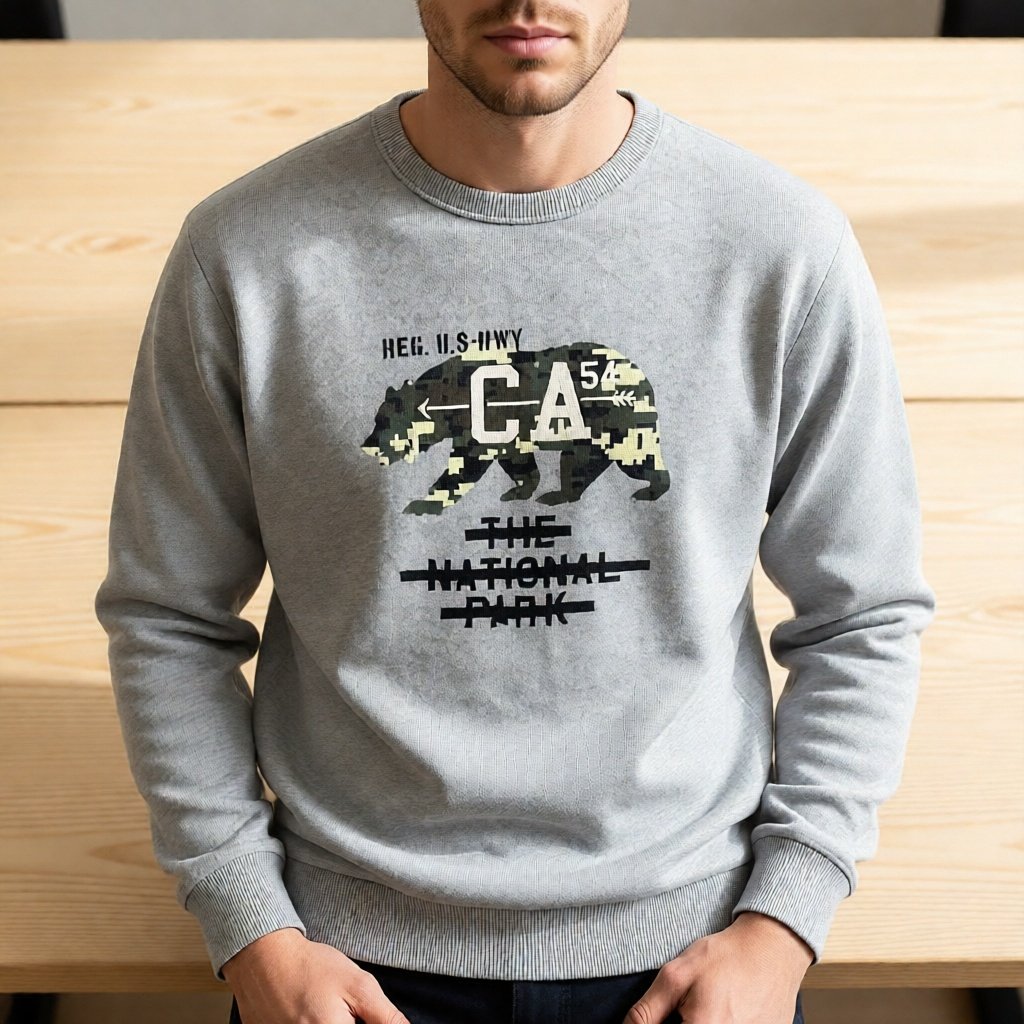 SWEATER KAOS KATUN LAKI-LAKI BRAND BOSSINI